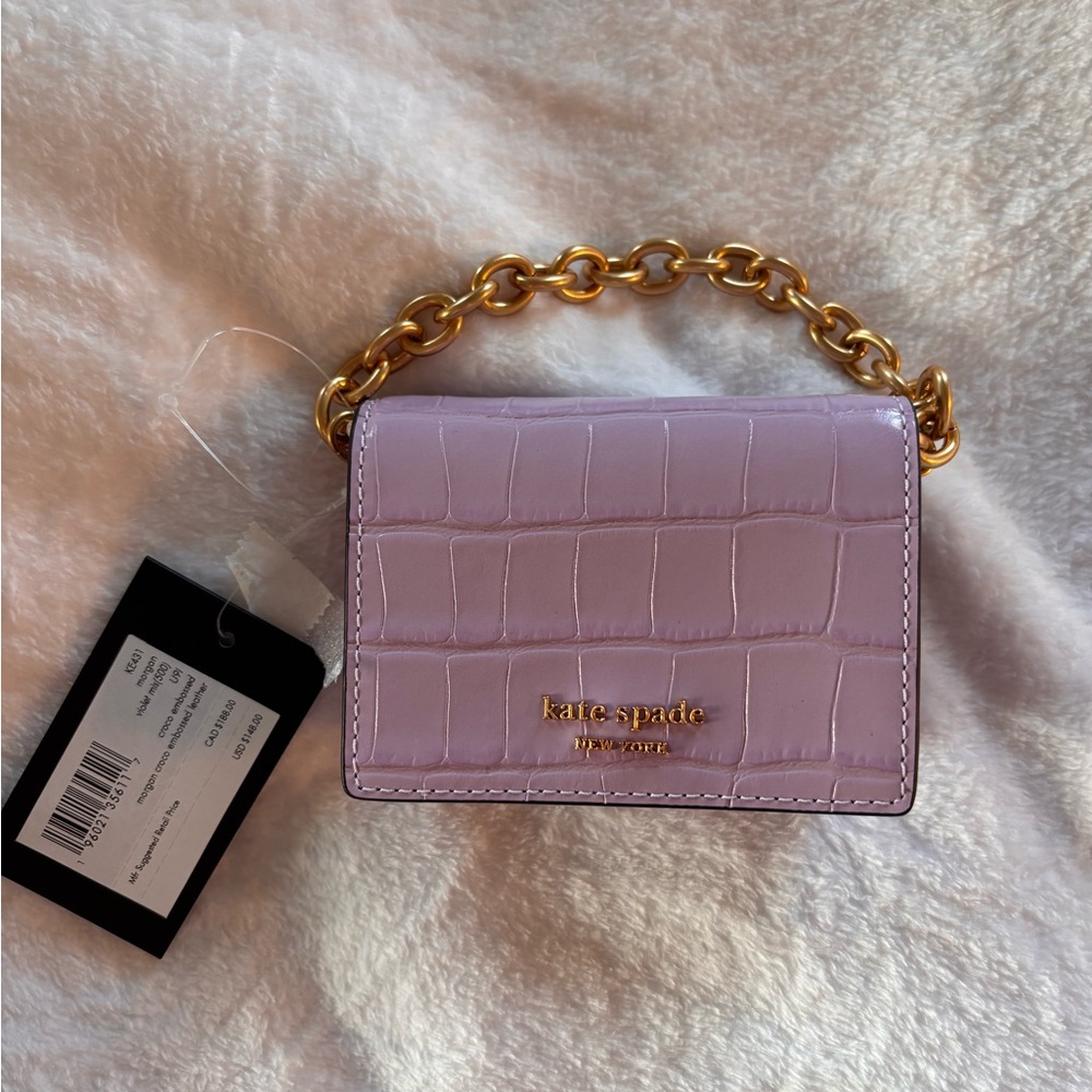 KATE SPADE| croco embossed
morgan croco embossed leather